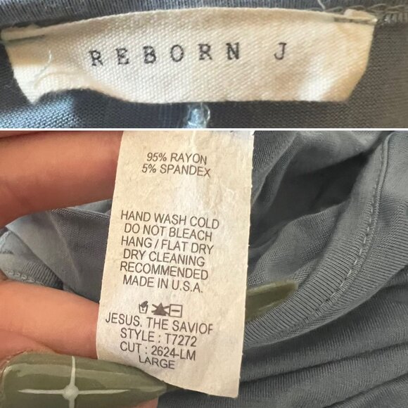 Blue Cold Shoulder A Line Mini Dress Womens Sz Large By Reborn J - Picture 6 of 10